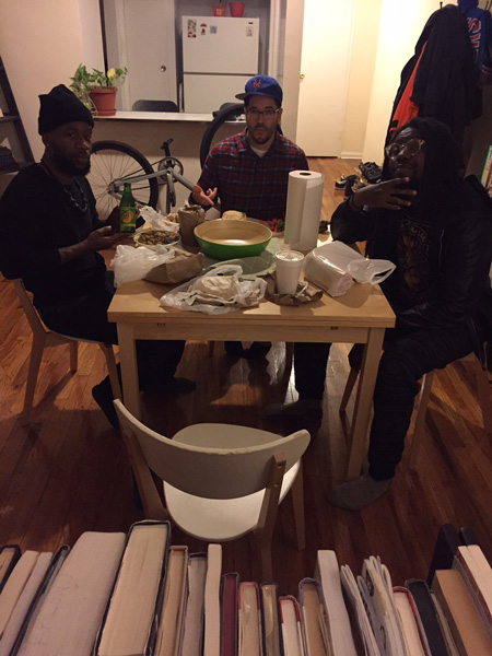 #RotiAndRadio crib session in BK with Torrey, Empanadamn and Dreaded Photo