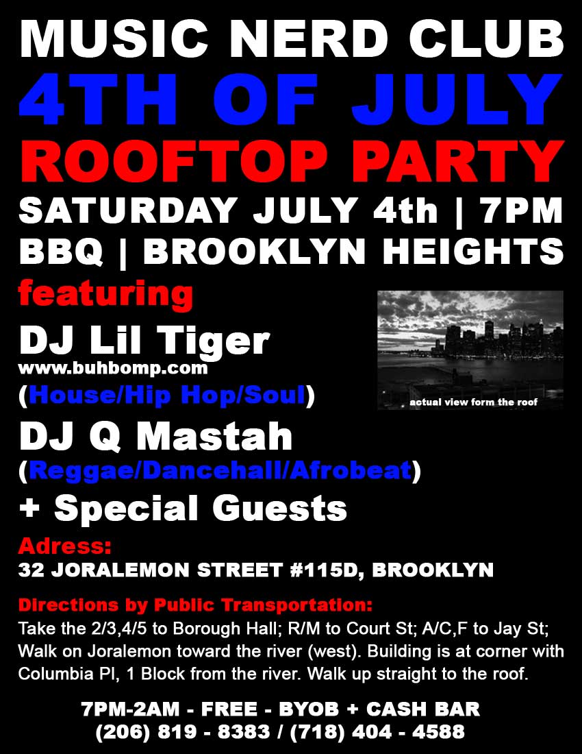 4th of July Rooftop BBQ Party